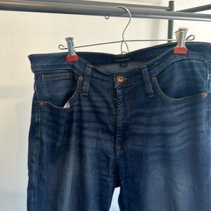 J.Crew Billie Demi denim boot crop jeans size 32